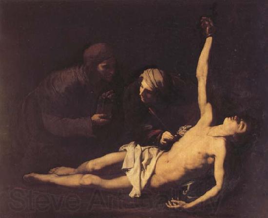 Jusepe de Ribera St.Sebastian.St.Irene,and St.Lucila